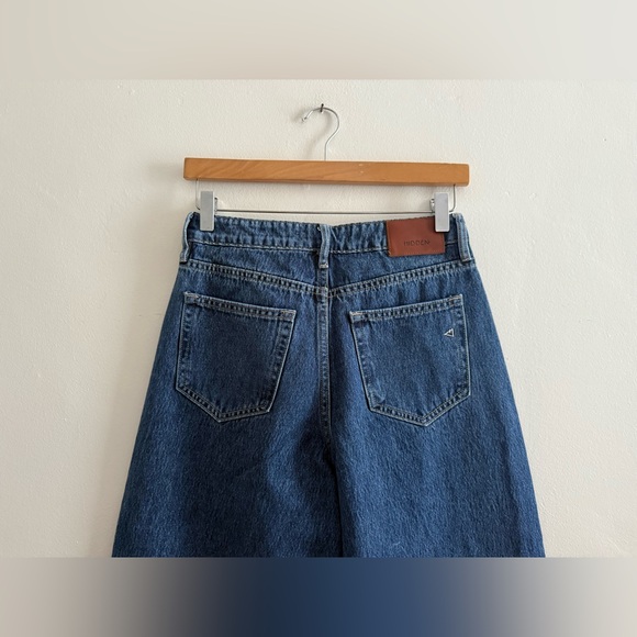 Lot 2 Hidden ‘NORI’ Size 25 High Waisted Wide Leg Jeans, Medium Wash, EUC - Picture 4 of 15